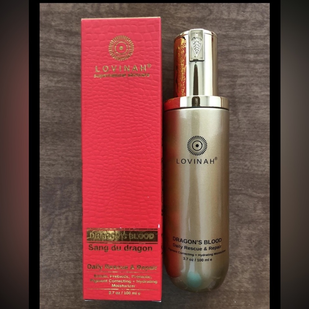 LOVINAH Dragon's Blood Rescue & Repair Moisturizer 3.7 oz 100ml ~ NIB!! ❤️